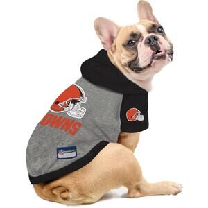 NWT NFL Cleveland Browns Dog Hoodie Pet Sweatshirt